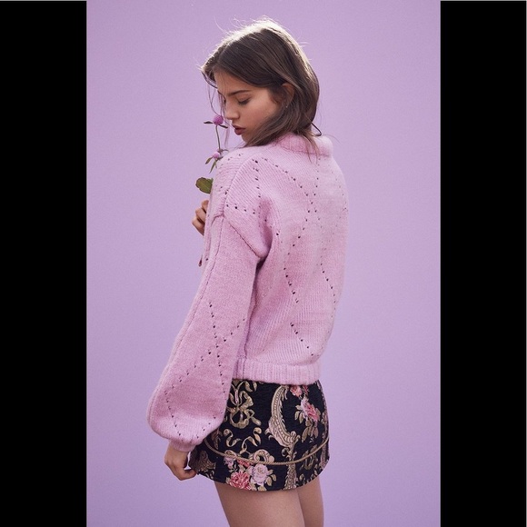 For Love And Lemons Sweaters - For love & lemons mia pointelle sweater